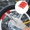 Motorcycle Car 6 x Wheel Protector Tire Rim Edge Savers Tyre 15cm