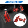 Honda HR-V (2021-2023) Red 3 Pcs Gas Brake Foot Rest Pedals