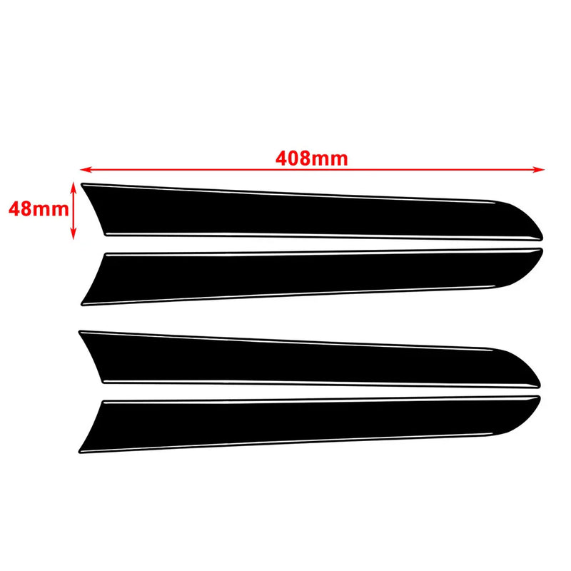 Audi A4 B8 A5 Piano Black Door Handle Panel Cover Trim (2008-2016)