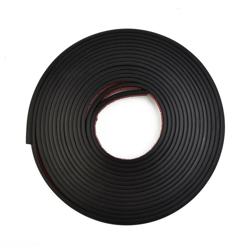 5M Slanted T Shape Car Trim Seal Strips Weatherstrip Headlight Bumper Lip Insert