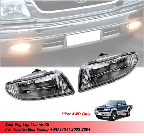 Toyota Hilux 4WD 2 x Fog Light Lamps (2003-2004)