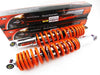 Honda CR250M Elsinore 365mm JBS Orange/Chrome Shock Absorbers (1973-1974)