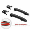 Ford Mustang () Black Door Handle Cover Trim (2009-2014)