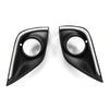 Mitsubishi Outlander 2 x Front Fog Lamp Light Cover Bezel Trim (2016-2019)