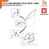 Holden Rodeo Ute TF LH Front Door Hinges (1988-2002)