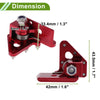 Honda CRF50 Red Motorcycle Foot Peg (2004-2023)