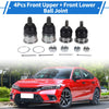 Honda Accord 4 x Front Upper & Lower Ball Joints (1998 - 2002)