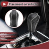 Nissan Maxima Gear Shift Knob Cover 16-23 Black Beige Faux Leather