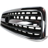 Grille For 2000-2002 Toyota Tundra Chrome Shell w/ Black