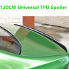 Car Rear Tail Spoiler 120CM Car Roof Black TPU Trunk Lip Soft Wing