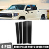 Toyota Tundra 4 x Door Cover Panel Trim Pillar Posts Stickers (2007–2021)