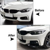 BMW 4-Series Front Bumper Splitter Canards Air Vent Cover (2014-2020)