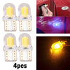 4 x Super White LED License Plate & Interior Light Bulbs