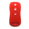 Nissan Xterra Pathfinder Frontier Red Silicone Remote Key Fob (2005-2015)