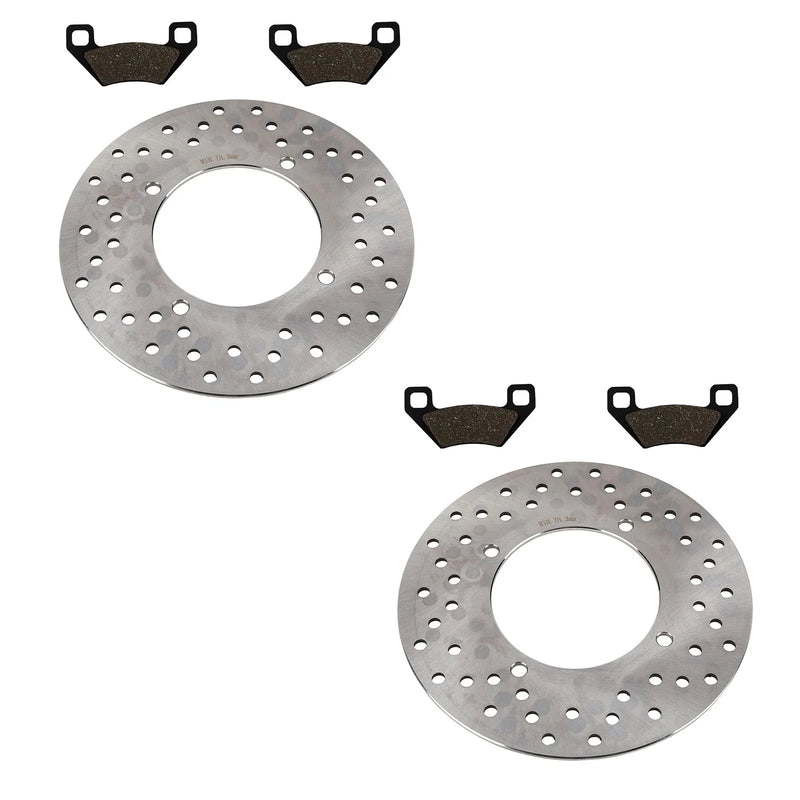 Arctic Cat 500 4x4 Front Brake Rotors & Pads (2009–2009)