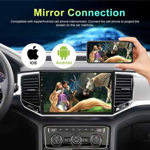 Nissan Navara NP300 10" Wireless CarPlay Android Auto Head Unit (15-23)