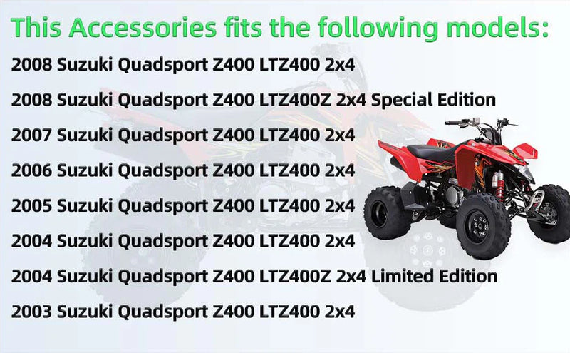 Suzuki Quadsport Z400 / LTZ400 Radiator Reservoir Tank (2003-2008)