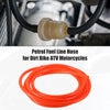 Motorcycle Dirt Bike Fuel Vent Line Hose Tube 0.31'' x 10ft Red
