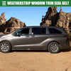 Toyota Sienna Pair Rear Left Right Door Window Weatherstrip (2011–2020)