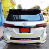 Toyota Fortuner Red Rear Bumper Step Door Scuff Plate (2015-2022)