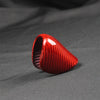 Lexus IS ES NX GS Real Carbon Fiber Back Gear Shift Knob Cover Trim Fit