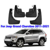 Jeep Grand Cherokee 4x Front Rear Splash Fender Mud Flaps Guards (2011–2021)