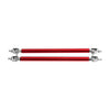 Universal Red Adjustable Front Bumper Lip Splitter Strut Rod Tie Support Bar