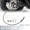 Motorcycle 60cm Motorcycle Hydraulic Brake Line Hose with Screws