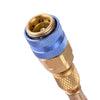 R134a Refrigerant A/C Can Tap Gauge Recharge Hose