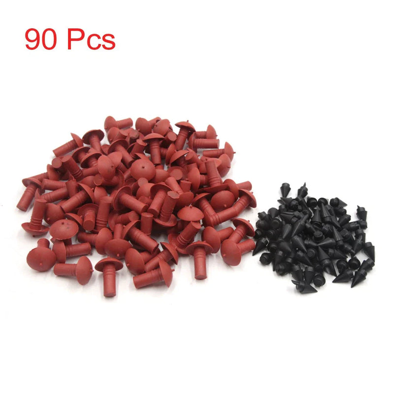Motorcycle 90 Pcs Mushroom Style Tubeless Tire Repair Insert Sockets