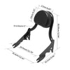 Harley Touring Street Glide Rear Passenger Backrest Sissy Bar (2009-2025)
