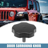Jeep Wrangler JK (2007-2018) Black Soft Top Door Surround Knob