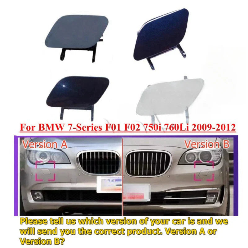 BMW 7-Series F01 F02 Bumper Headlight Washer Cover Cap (2009–2012)