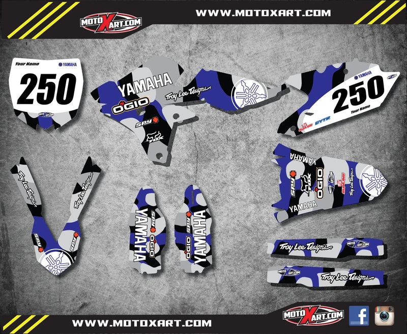 YZF 450 (2014-2017) - NITRO STYLE Decals Custom Sticker Kit