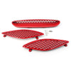 Dodge Charger SRT Hellcat Red ABS Center Hood Bezel Grille (2015-2020)