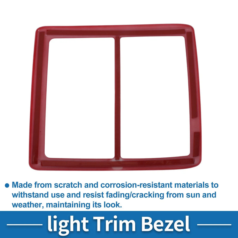 Toyota Tacoma (2016-2023) Red Front Row Headlight Trim Bezel