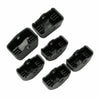 Harley Dyna Softail XL 6 x Black Control Switch Button Cover Caps (2011-2016)