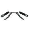 Kawasaki ZX6R Titanium Extendable Brake Clutch Levers Grip Set (2005-2023)