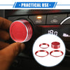 Subaru Forester (2019-2023) Red 4 x AC Climate Control Knob Rings