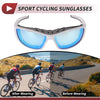1 Pc Motorcycle Riding Goggles Blue Lens White Frame Tri-acetel Cellulose