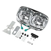 Harley Road Glide 5 3/4in Projector LED Dual Front Headlight Lamp (1998-2013)
