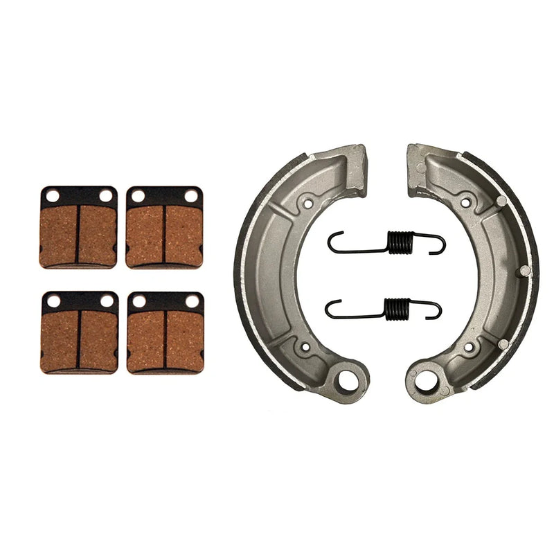 Yamaha Big Bear 400 4x4 2 x Front Brake Pads & Rear Shoes (2005–2006)