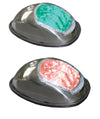 Boat LED Navigation Lights Stainless Steel Covers Fully Sealed Casing 2 N Miles