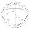 Honda CRF250R CRF450R CR125 CR250 CRF250X Rear Brake Disc (2004-2023)