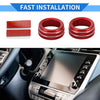 Toyota Tacoma Red Audio Radio Tune Switch Knob Cover Ring (2020-2022)