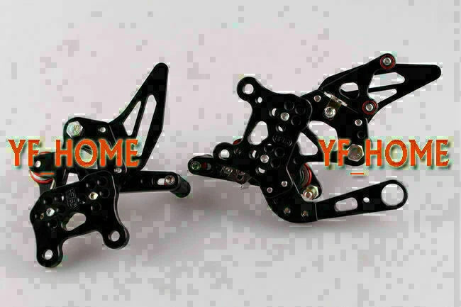 Aprilia RSV4 2009-2011 - Black Motorcycle Accessories Rear Set Footpegs