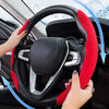 Universal Use Suede Leather Steering Wheel Cover Protector