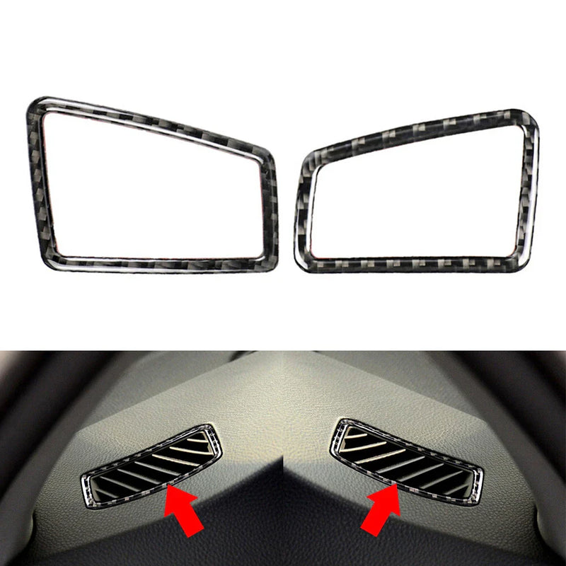 BMW 3 Series E90 E92 E93 Carbon Fiber Air Vent Outlet Covers (05-12)