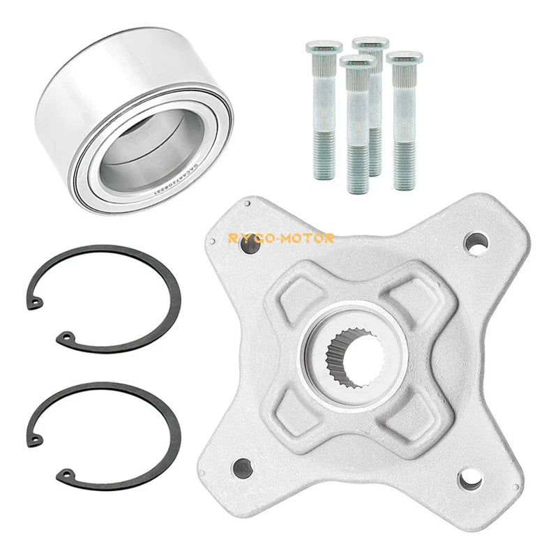 Polaris Sportsman Front Wheel Hub + Bearing + Studs (2009–2021)