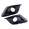 Mazda 3 Black 1 x Front Bumper Fog Light Covers (2014-2016)